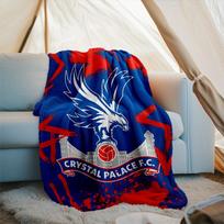 1PC Crystal Fc Crest Printed Soft Flannel Blanket Throw for Adult Bedroom Living Room Sofa Camping Travel Fan gifts Christmas Gifts 75x90cm