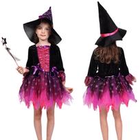 Women's Witch Cosplay Costume for Halloween Party Performance XL violetinė