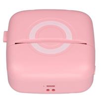 Mini Printer 200DPI Resolution Thermal Printing Ergonomic Lightweight Portable PrinterBlue rožinė