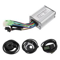 36V 48V 350W Electric Motor Controller Kit 17A Brushless Motor Controller with KT LCD4 Display Panel Sensor Throttle