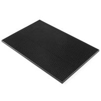 Rectangular rubber bar mat for glasses 300x150xH10mm Hendi 597989