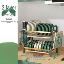 Hongfu Kitchen Double-Layer Dish Drying Rack