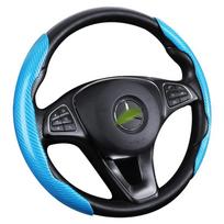 Carbon Fiber Material Steering Wheel Cover for Mercedes B-Class W245 W246 W242 W247 B-Klasse B180 B200 B250E Car Accessories šviesiai mėlyna spalva