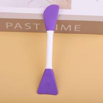 Dvipusis PRT medžiagos šepetėlis-kaukė veido valymo masažinis šepetėlis purvo kaukės tepimui veido grožio įrankis nešiojamas šepetėlis Double-ended Silicone Fac