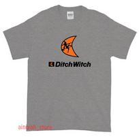 New Ditch Witch Logo Men's Funny T shirt USA Size S-XXL XL