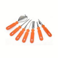 1set Pumpkin Carving Kit With Storage Bag, Stainless Steel Pumpkin Carving Tools Knife Set For Halloween Decoration DIY Pumpkin