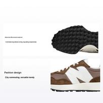 New Balance 327 Tamsiai žemės grybo spalvos Unisex sportbačiai Rudi U327LG 36