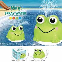 Spray Auto-Sensing Frog Bath Toy With Led Light Button - Battery/Usb Rechargeable Baby Shower Water Play Toy For Kids Gifts
