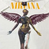 Vintage Nirvana In Utero 1993 90s Band Tour Size L Single Stitch T-Shirt REPRINT XXXL black