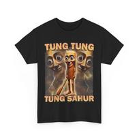 Tung Tung Tung Sahur Funny Meme Brainrot Humor Gen Z T-Shirt XXXL