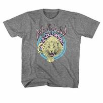 Def Leppard Pastel Leppard 2 Graphite Heather Youth T-Shirt 3XL