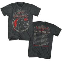 Bill and Ted Most Excellent Tour Black Heather Adult T-Shirt S