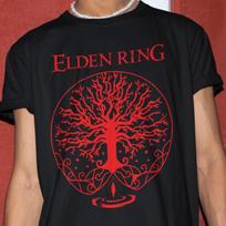 Elden Ring Erdtree Art Tee – Mythic Tree Symbol Graphic Shirt,Soulsborne Tshirt L