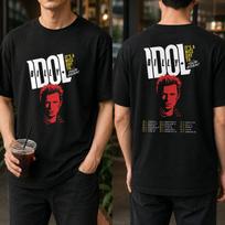 Billy Idol Graphic Shirt, 2026 Billy Idol It's Nice Day To Tour Again Shirt, Billy Idol ConcerT-Shirt, Billy Idol Fan Gift, Billy Idol Merch S