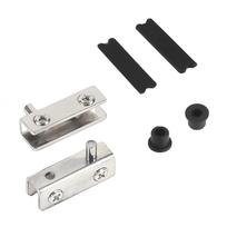 Fits Glass Door Hinges Glass Door Hinges No Drilling Premium Rust-Proof sidabras