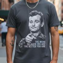 Bill Murray Tshirt: Vintage 90s Relaxed Fit, Zen Quote 3XL