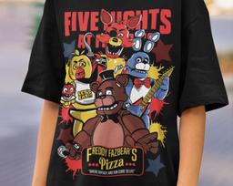 Limited Five Nights At Freddy's Vintage T-Shirt, FNAF T-Shirt, Gift For Women and Man Unisex T-Shirt 2XL