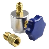 Self Sealing For R134A Can Tap Valve Dispenser F A/C Charging Hose Convertor