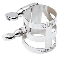 Selmer Alto Saxophone Silver Plated Finish Metal Mouthpieces Ligature, [For Only]