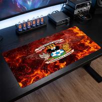 Coventry City Football Print Large Mouse Pad, Anti-Slip Extended Gaming Desk Mat for Office Home 30cmx60cm（11.8x23.6inch）