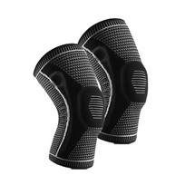Knee Braces with Patella Strap, Medial Support, Silicone Compression Protection for Meniscus, Running Basketball Knee Pads M juoda