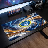 Leeds United Football Print Large Mouse Pad, Anti-Slip Extended Gaming Desk Mat for Office Home 30cmx60cm（11.8x23.6inch）