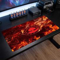 Nottingham Forest Football Print Large Mouse Pad, Anti-Slip Extended Gaming Desk Mat for Office Home 30cmx60cm（11.8x23.6inch）
