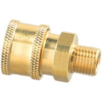 Brass M22 to 14 Male Quick Connect Coupler for Pressure Washers Reliable and Sturdy Design for 5000 PSI Pressure China Mainland