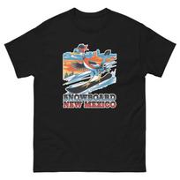 Snowboard New Mexico Road Runner USA Snowboarding Animal T-Shirt XXL