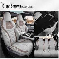 BYD Qin Plus Breathable Linen Seat Covers - Full Coverage and Cushioned for DMI/EV Glory Edition Custom for Destroyer 05, Five-Seater