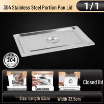 304 Stainless Steel Gastronorm Pan Lid
