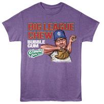 Big League Chew Bubble Gum Ground Ball Grape Men's T Shirt 2XL