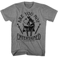 Gladiator Movie Maximus Are You Not Entertained Mask & Swords Men's T Shirt 4XL
