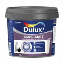 Dulux Akrilinė Matinė Lateksinė Sienų ir Lubų Dažai Sniego Baltumo Matiniai 3L