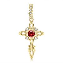 Kryžiaus pakabukas Autentiškas 925 svarų sterlingų sidabras 12 spalvų gimimo akmenys karoliukas moteriškam apyrankės Fine Ladies Jewelry Madingi karoliukai Pasidaryk pats papuošalai Dovana beige