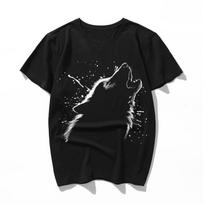 Wolf White T Shirt 2019 Homme Tee Shirt Big T-Shirt S