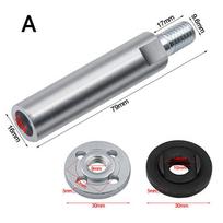 Šlifuoklio prailginimo jungiamasis strypas M10 sriegio adapterio velenas 100 kampiniams šlifuokliams