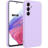 Case - BOOLING - for Samsung Galaxy A54 5G - Silicone TPU - Matte Purple - Anti-Scratch violetinė