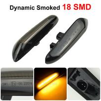 1 pora automobilio dinaminių posūkio signalų LED šoninių gabaritų žibintų BMW E46 E90 E87 X3 E83 X1 E84 X5 E53 E91 E92 E60 E61 E81 E82 E88