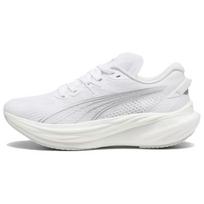 Puma Deviate Nitro 3 moteriški sportbačiai, balti, plunksnų pilki, sidabriniai, 309708-10 37 white