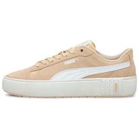 Puma Smash Platform V2 Suede žemi moteriški kedai Khaki White 373037-06 35.5 beige