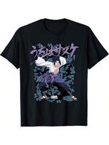 Narutos Shippuden Sasuke Curse T-Shirt S juoda