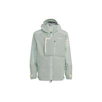 Adidas Terrex M Xploric Rr J Solid Print Logo Zip Hooded Jacket Men Outerwear Green HH9243 L