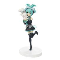 21CM Anime Hatsune Miku X Cinnamoroll Figure Anime Peripheral Collectible Models Decorative Decorations kids Christmas gift