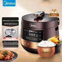 Midea YL50Easy203 4.8L Smart Electric Pressure Cooker with Dual Pots