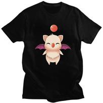 Custom Classic Final Fantasy Moogle T Shirt Men T-shirt Streetwear Tee 100% Cotton Oversized Tshirt Merch - Men's Summer Cott... S įvairiaspalvis