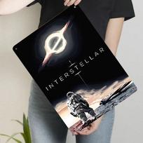 Interstellar Movie Poster Metal Wall Art Modern Minimalist Home Decor for Living Room Bedroom Study Room 20x30cm（7.8x11.8inch）