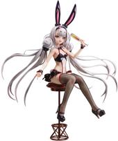 Freeing Azur Lane Shimakaze Fastest Bunny Scale PVC ABS Painted Complete Figure White B-style Invitation? 1/4 & balta