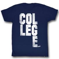 Animal House College Scrabble Navy Adult T-Shirt XL