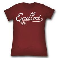 Bill and Ted Excellent Red Heather Junior Women's T-Shirt 3XL